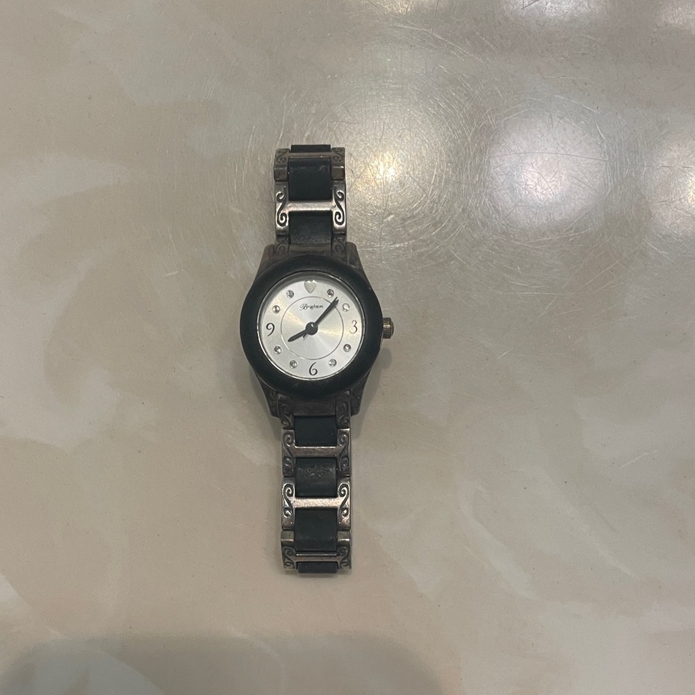 Brighton Black and Silver Watch